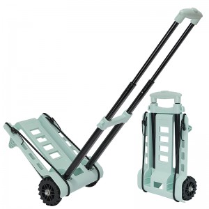 BY04-S Wholesale Collapsible Foldable Shopping Grocery Foldable Cart Trolley Bag Folding Shopping Cart Trolley With Wheel