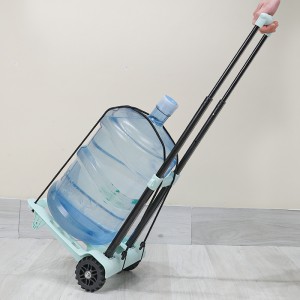 BY04-S Wholesale Collapsible Foldable Shopping Grocery Foldable Cart Trolley Bag Folding Shopping Cart Trolley With Wheel